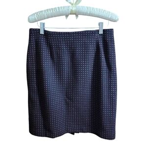 Ann Taylor Wool Blend Skirt Size 10 Vintage Black